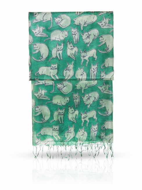 Палантин Женский S-CATS/GREEN